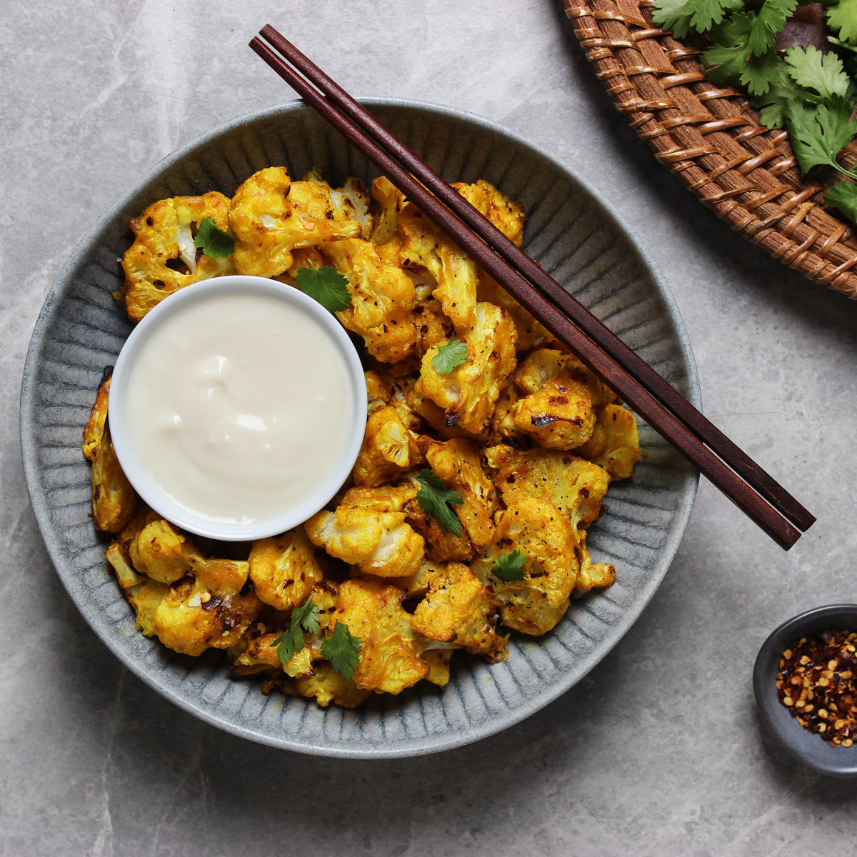 Spicy Cauliflower Bites
