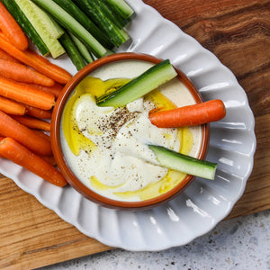 Lemon & Garlic Yogurt Dip