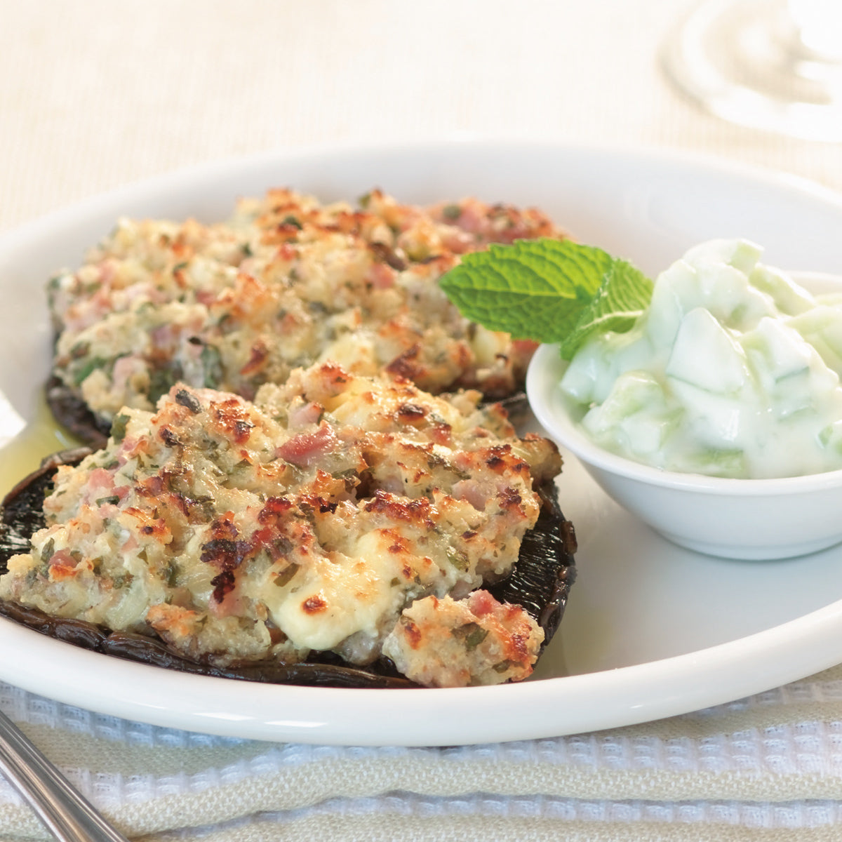 Stuffed Mushrooms Recipe | EasiYo UK