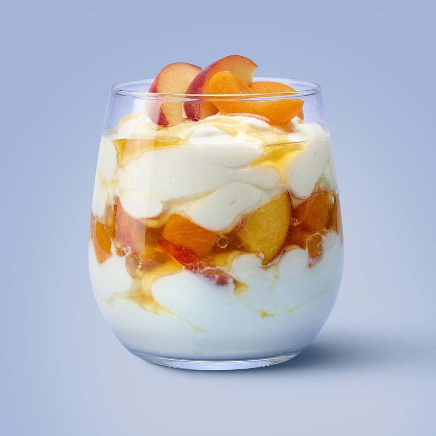 Greek Style Peach and Apricot