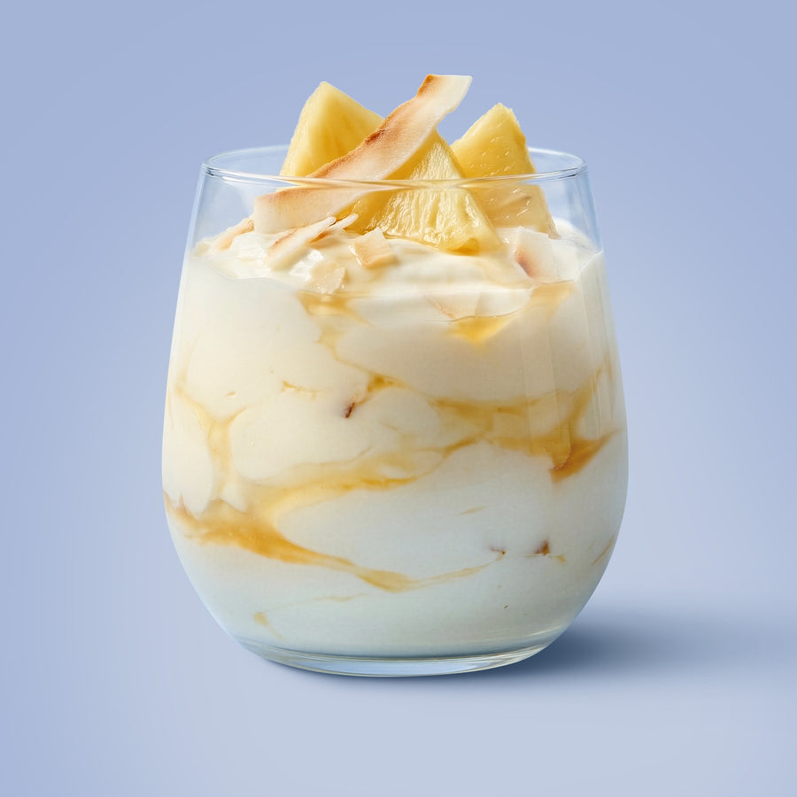 Greek Style Pineapple with Coconut Bits