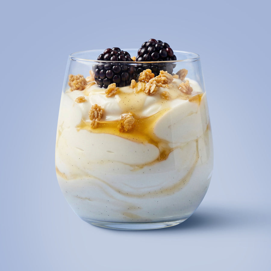 Greek Style Vanilla & Blackberry