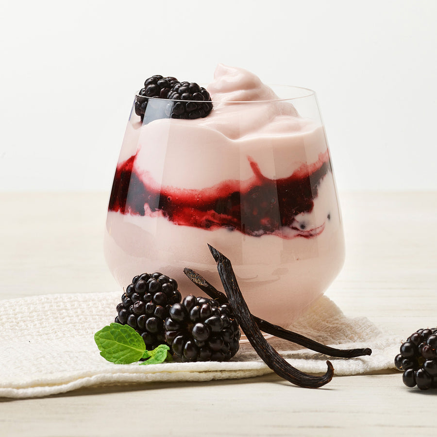 Greek Style Vanilla & Blackberry