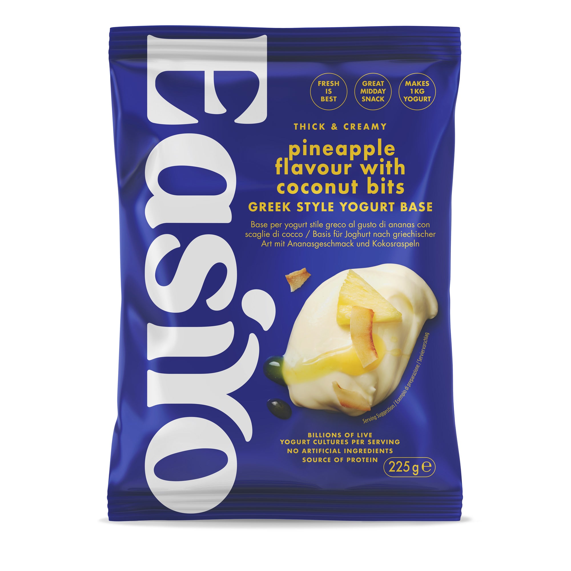 Greek Style Pineapple with Coconut Bits