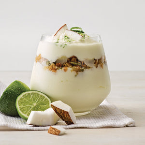 Greek Style Lime with Coconut Bits